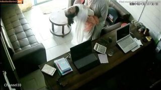 Hotel CCTV footage video of boss fucking desi women