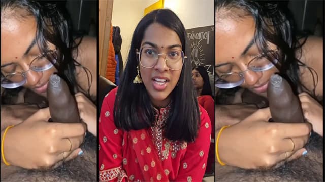 Tamil Hot Girl Blowjob to Uncut Cock Viral Mms Video