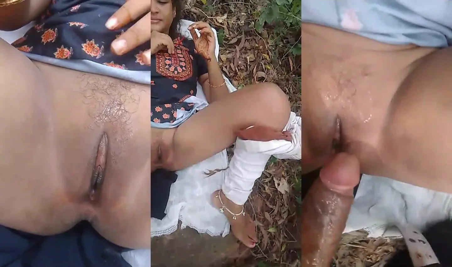 Dsi Village Bhabhi Pussy Fucked Outdoor by Lover